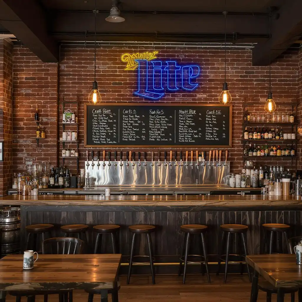 vibrant neon miller lite sign design for perfect home bar decor top rated vibrant neon miller lite sign design for perfect home bar decor top rated