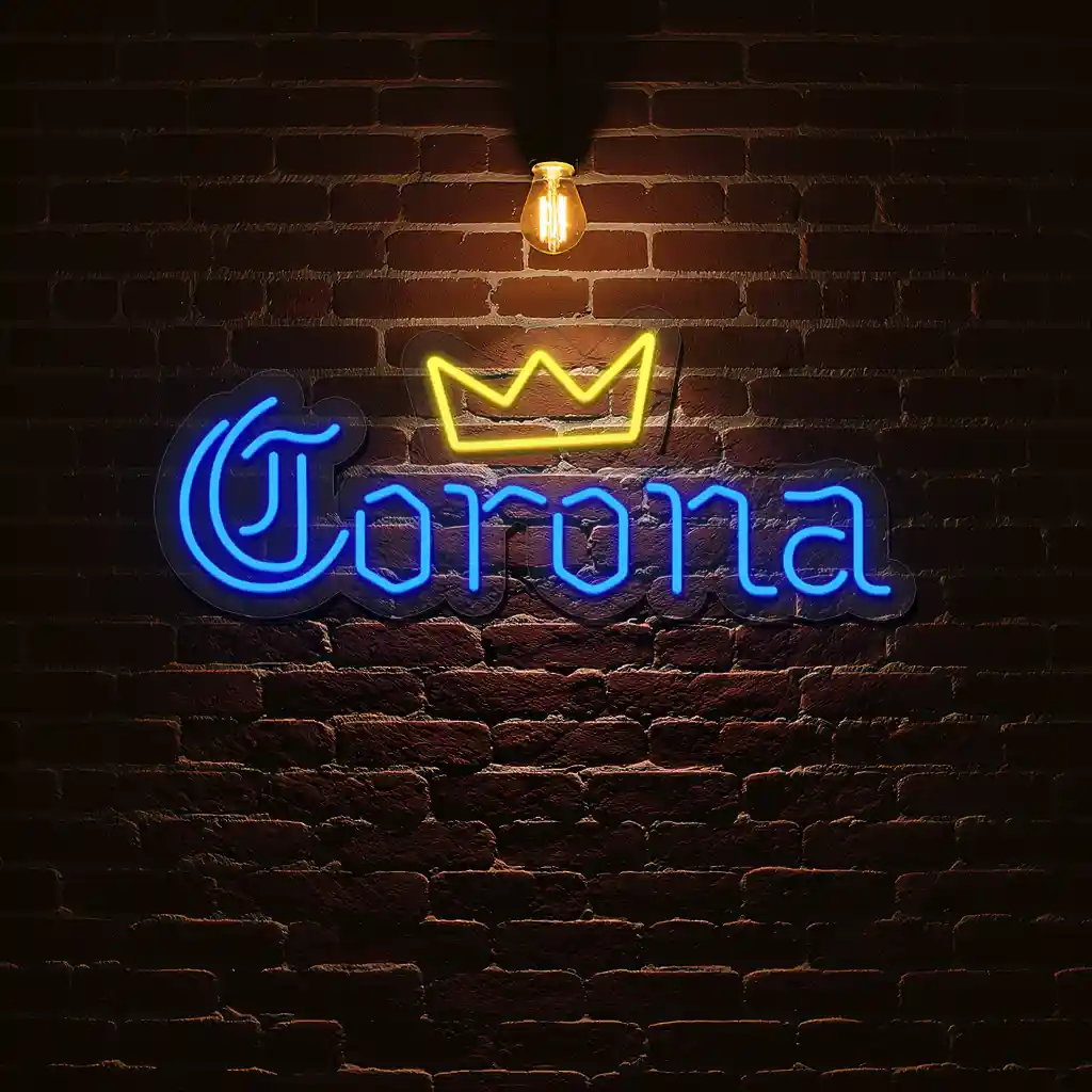 vibrant neon sign design crown and artistic lettering 1 vibrant neon sign design crown and artistic lettering 1