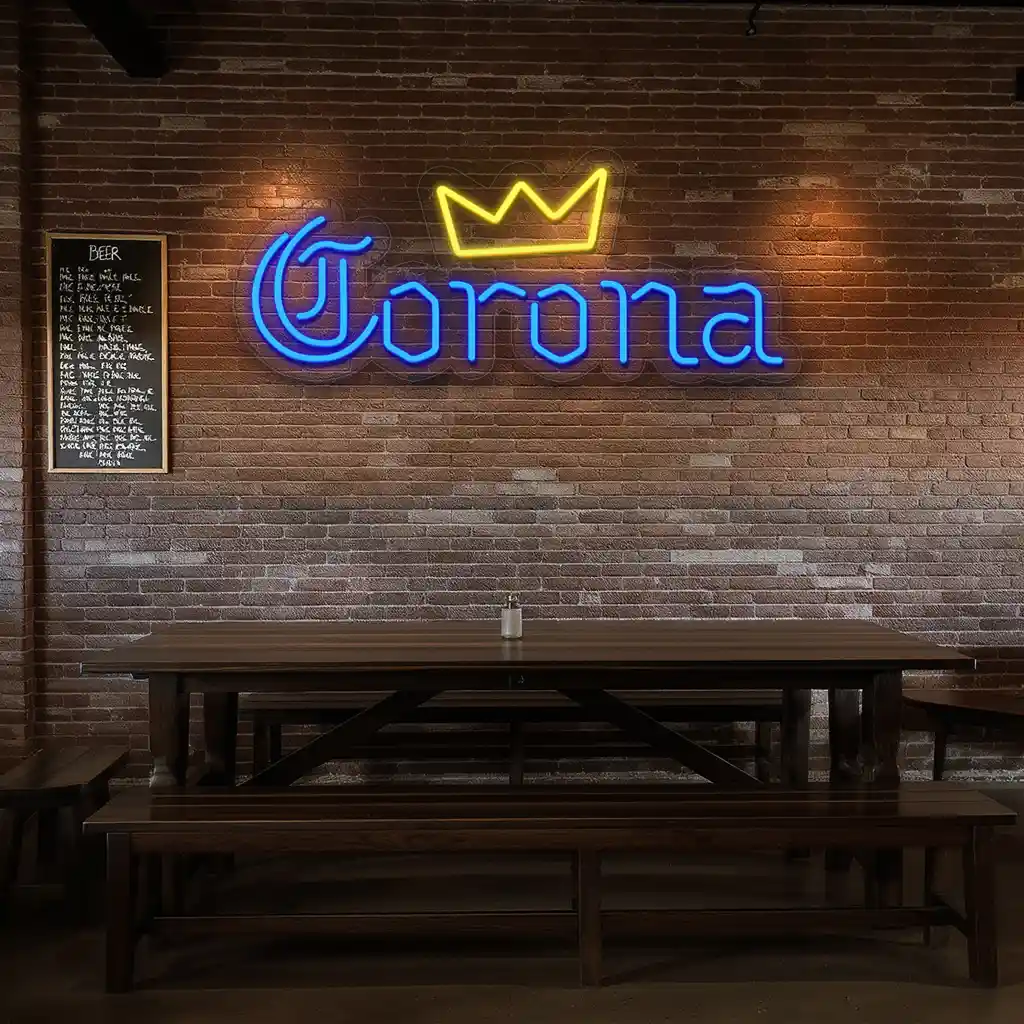 vibrant neon sign design crown and artistic lettering 3 vibrant neon sign design crown and artistic lettering 3