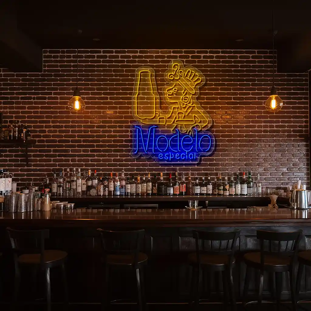 vibrant neon sign design for model beer perfect bar decor fashion forward vibrant neon sign design for model beer perfect bar decor fashion forward