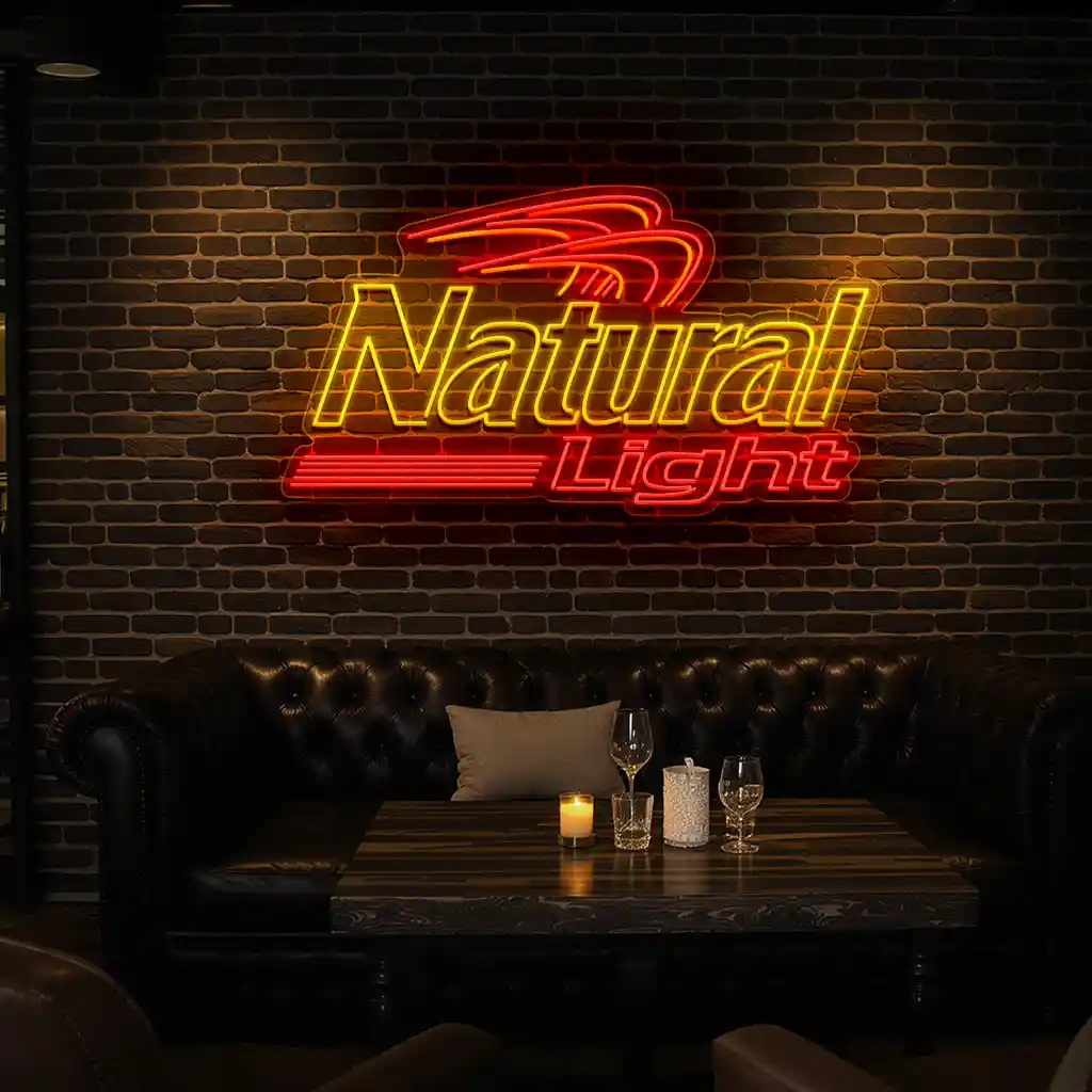 vibrant neon sign design for natural light beer enthusiasts fashion forward vibrant neon sign design for natural light beer enthusiasts fashion forward