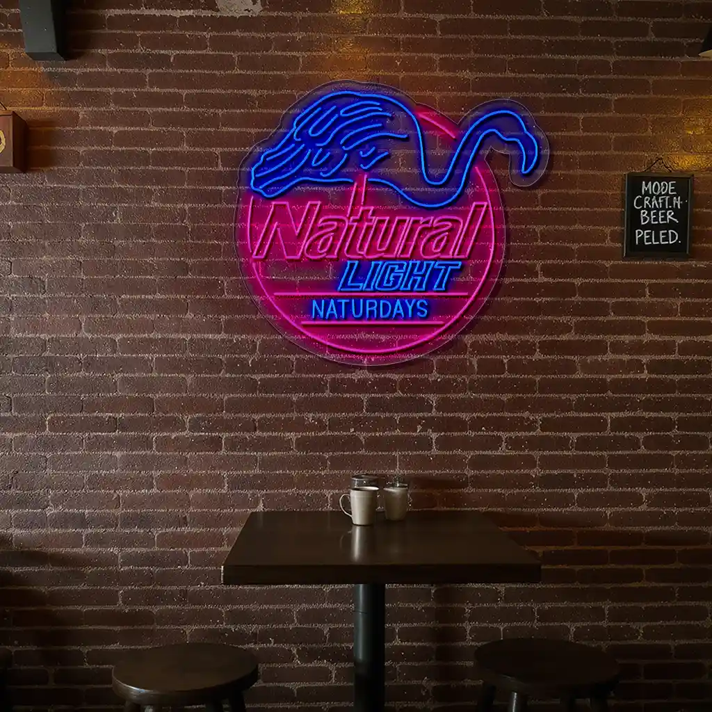 vibrant neon sign design for natural light naturday celebrations trendy vibrant neon sign design for natural light naturday celebrations trendy