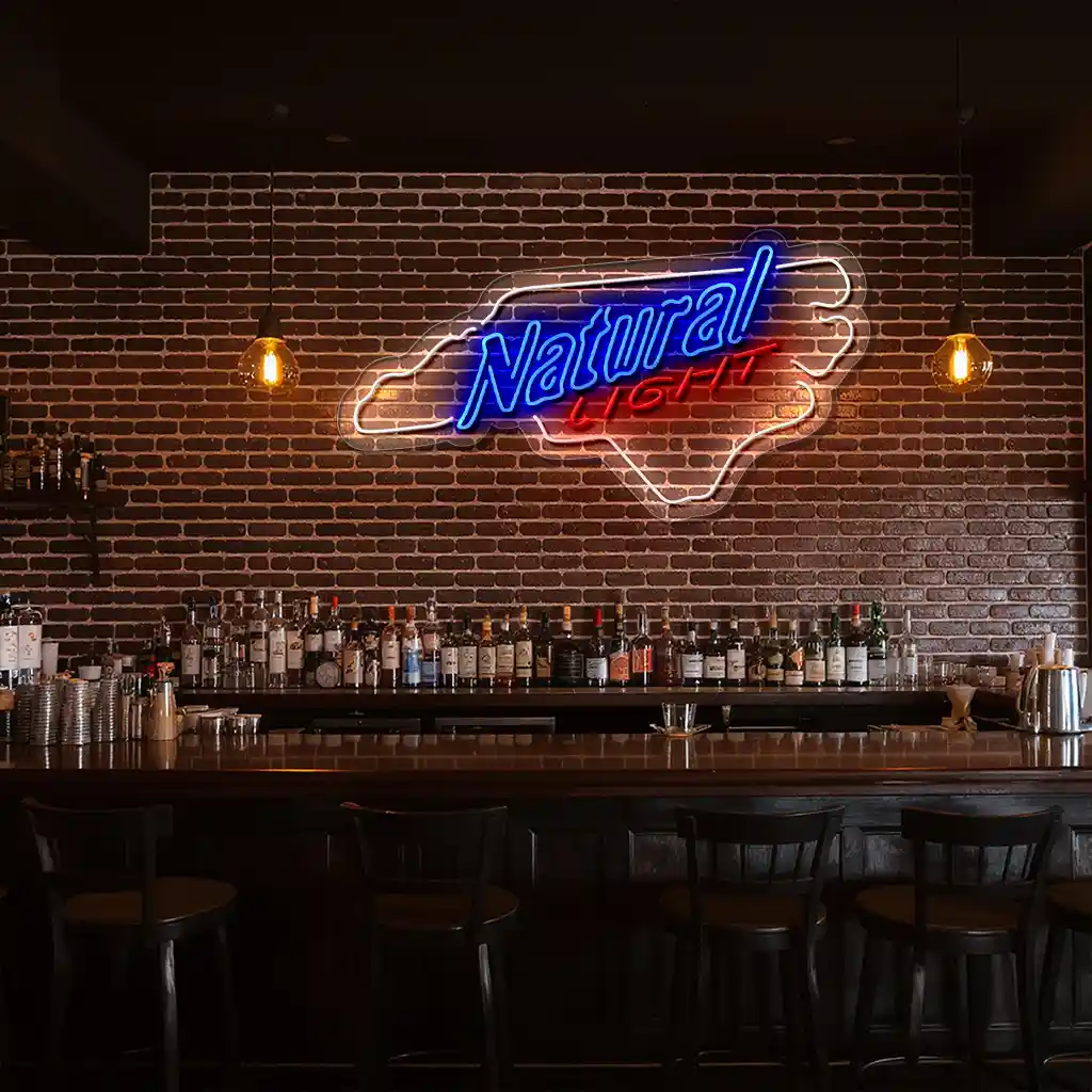 vibrant neon sign design inspired by north carolinas shape fashion forward vibrant neon sign design inspired by north carolinas shape fashion forward