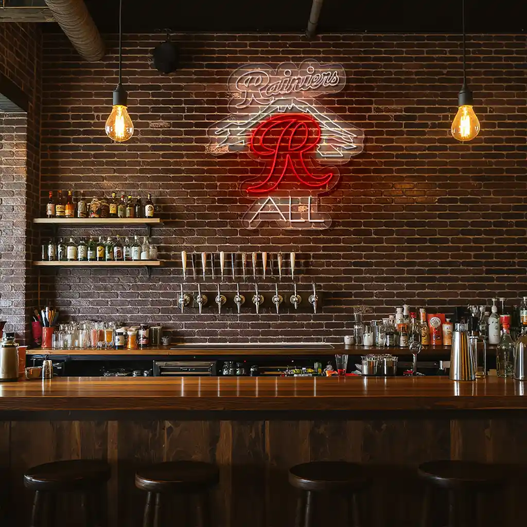 vibrant neon sign design rainiers r led wall art decor high quality vibrant neon sign design rainiers r led wall art decor high quality