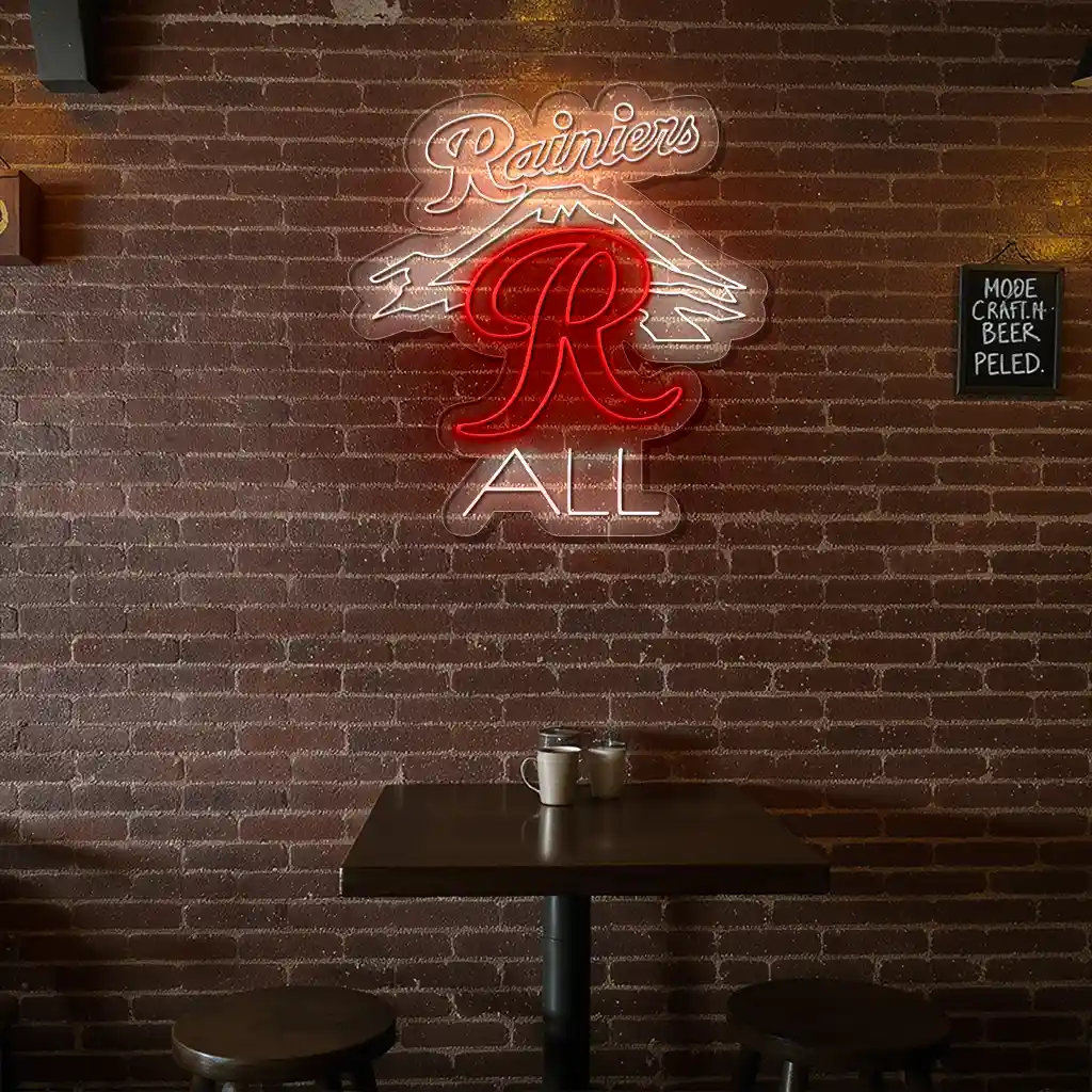 vibrant neon sign design rainiers r led wall art decor trendy vibrant neon sign design rainiers r led wall art decor trendy