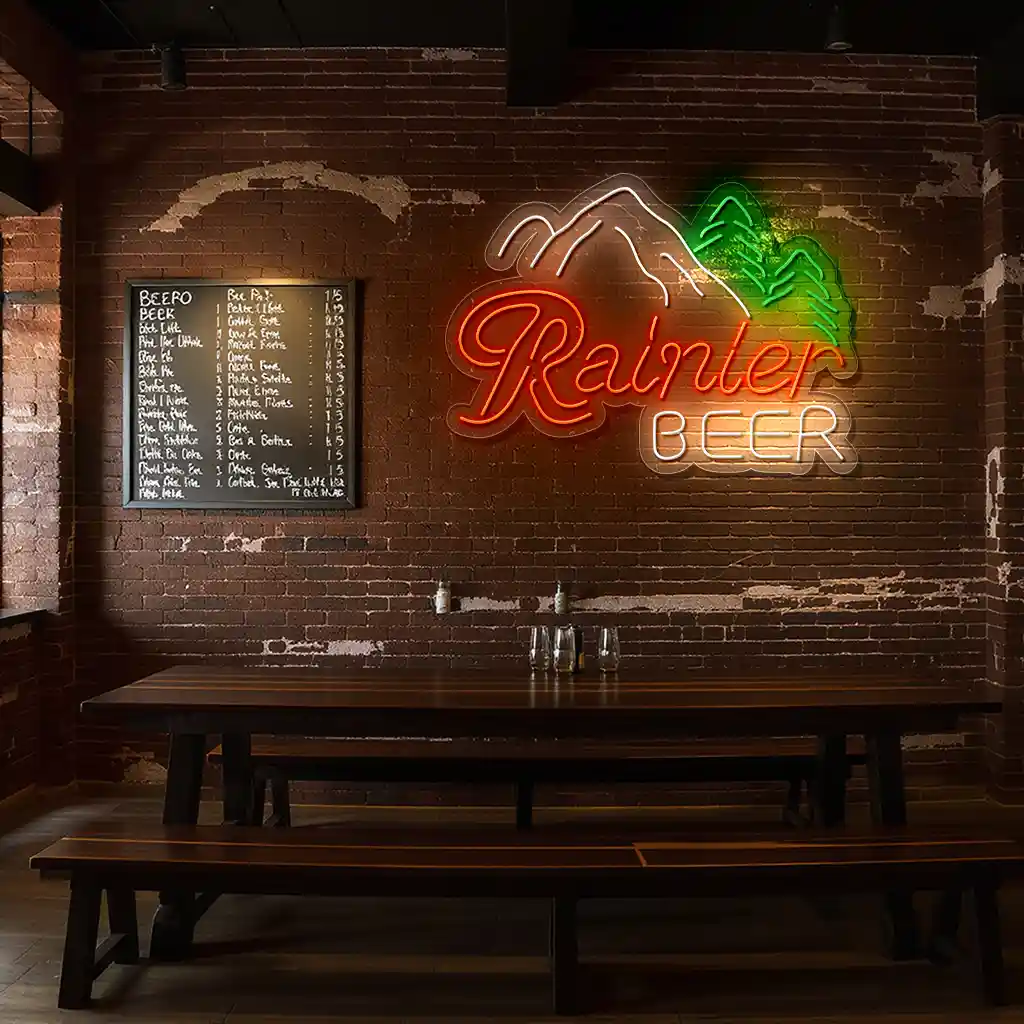 vibrant neon sign designs rainier beer and nature inspired art latest model vibrant neon sign designs rainier beer and nature inspired art latest model