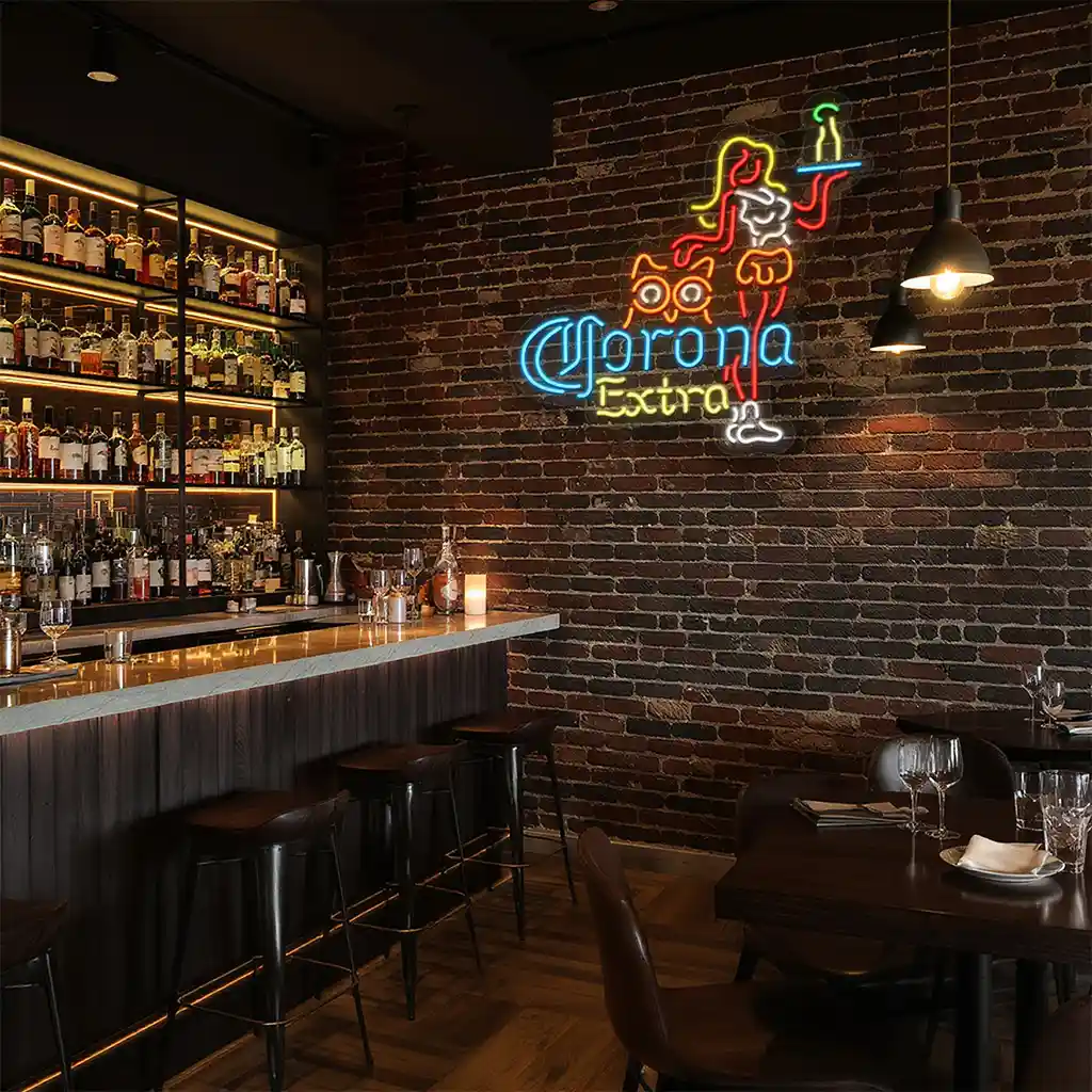 vibrant neon signs corona extra and owl bar art design 8 vibrant neon signs corona extra and owl bar art design 8