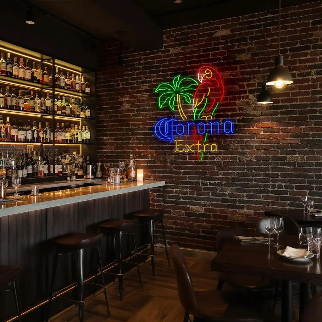 vibrant neon signs explore the colorful corona extra design trendy vibrant neon signs explore the colorful corona extra design trendy