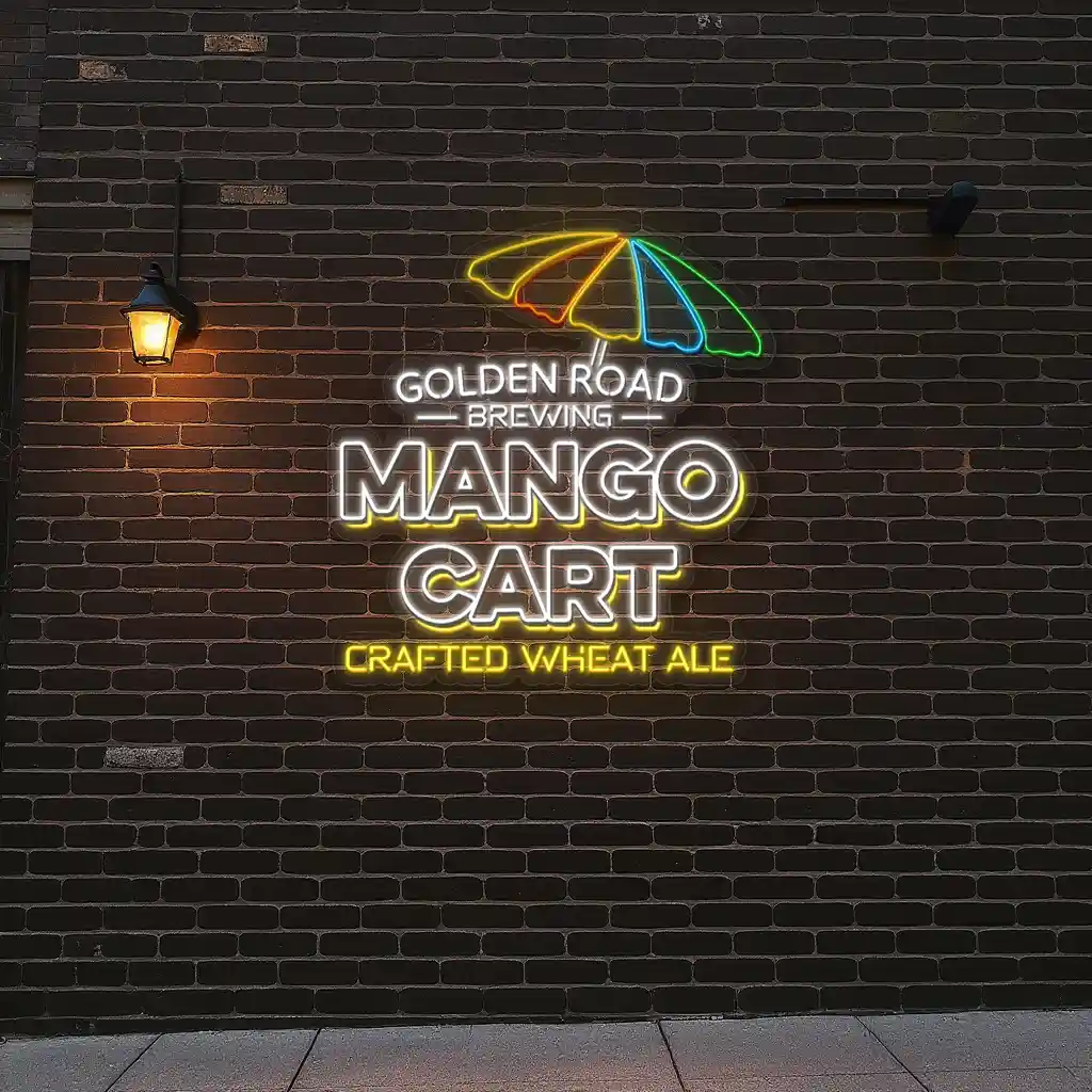vibrant neon signs golden road brewing mango cart design new arrival vibrant neon signs golden road brewing mango cart design new arrival