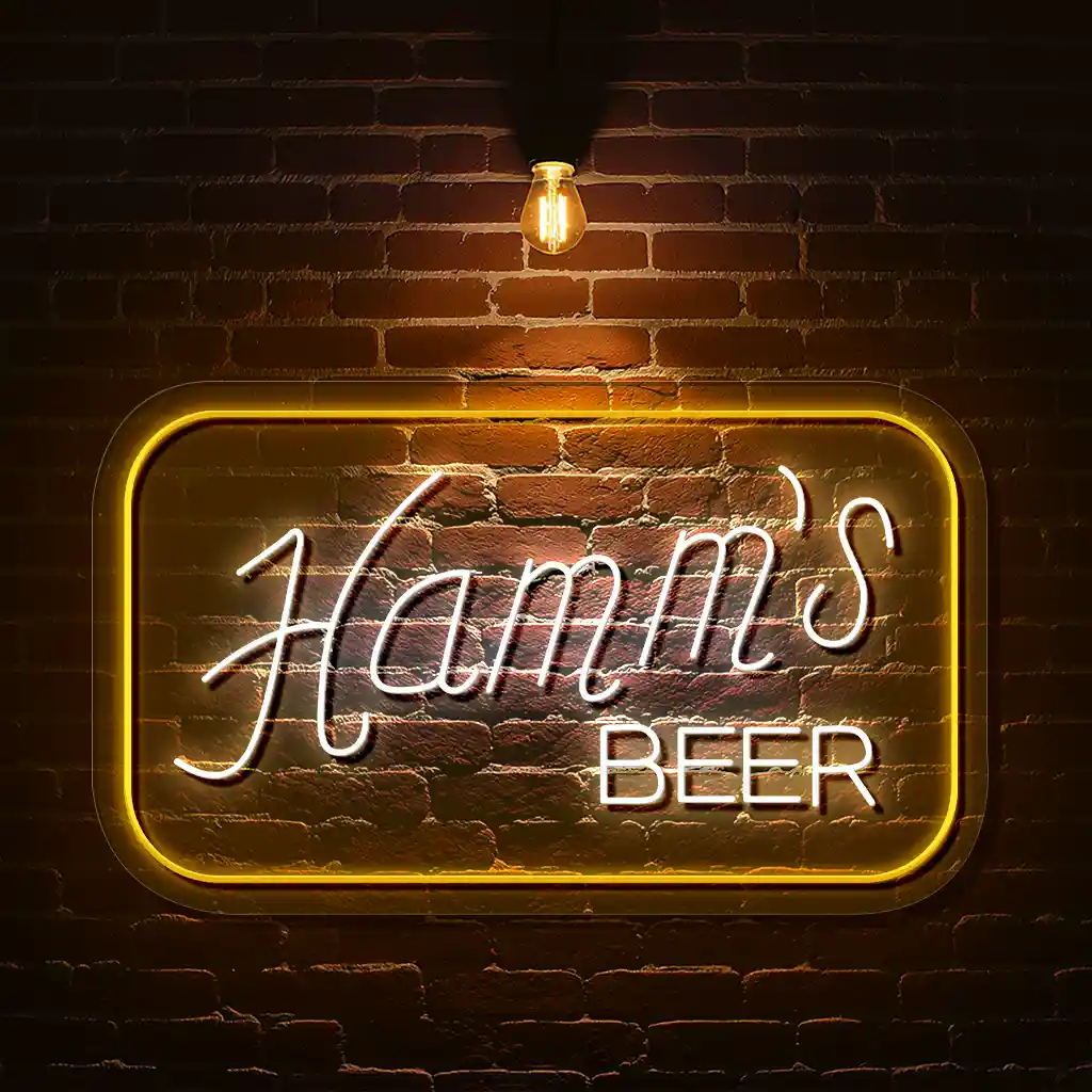 vibrant neon signs hamms beer sign for retro bar decor best selling vibrant neon signs hamms beer sign for retro bar decor best selling
