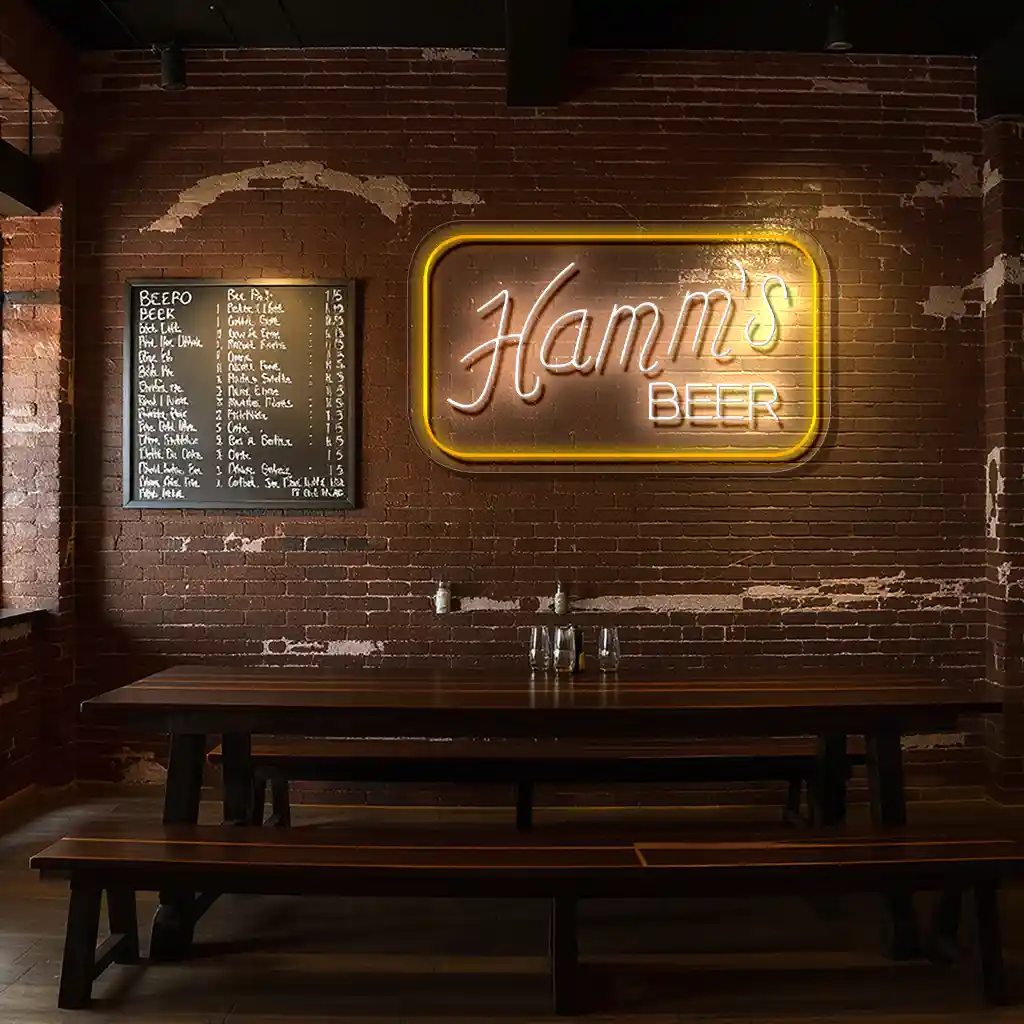 vibrant neon signs hamms beer sign for retro bar decor latest model vibrant neon signs hamms beer sign for retro bar decor latest model