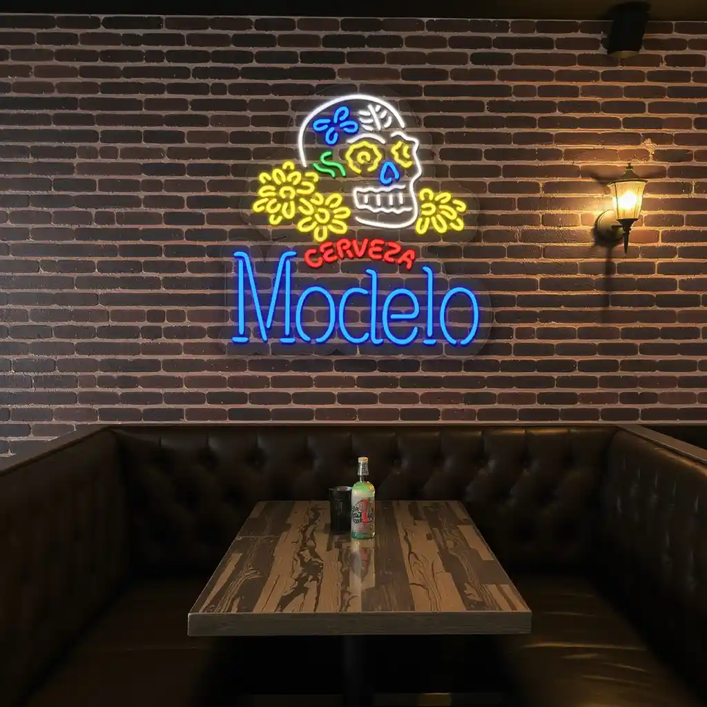 vibrant neon signs unique sugar skull design for any venue high quality vibrant neon signs unique sugar skull design for any venue high quality