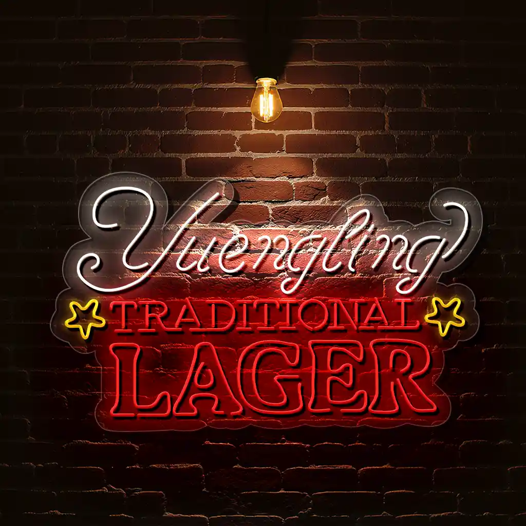 vibrant neon yuengling lager sign for your home bar decor best selling vibrant neon yuengling lager sign for your home bar decor best selling