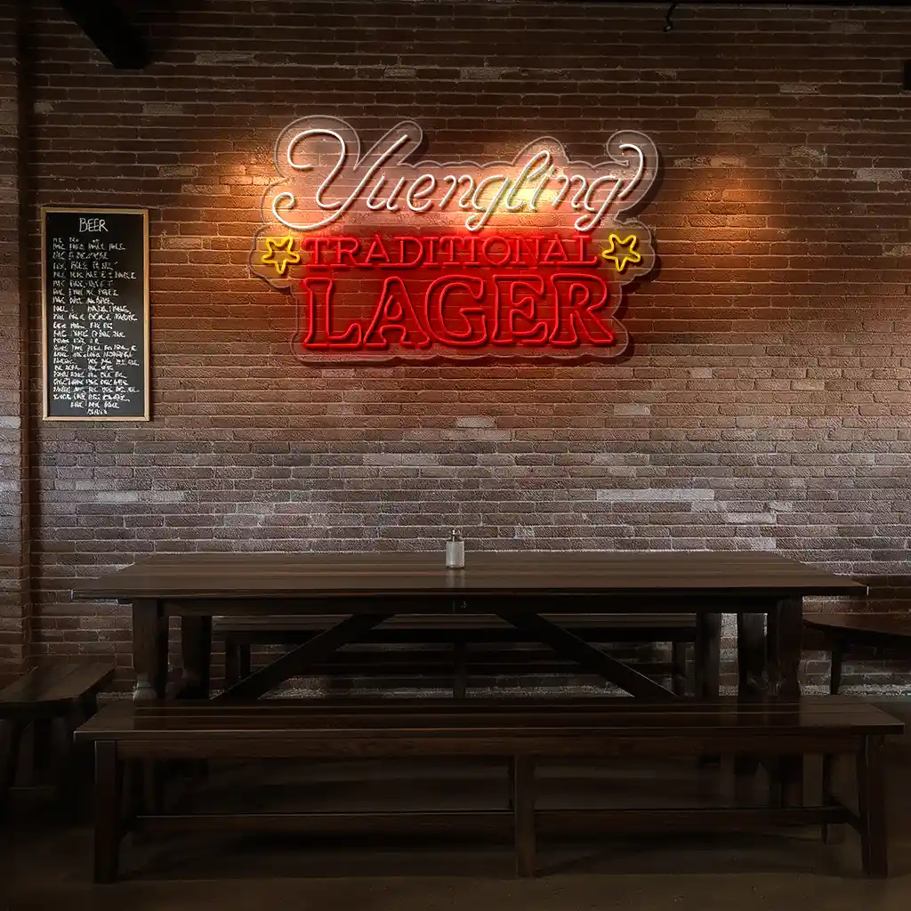 vibrant neon yuengling lager sign for your home bar decor top rated vibrant neon yuengling lager sign for your home bar decor top rated