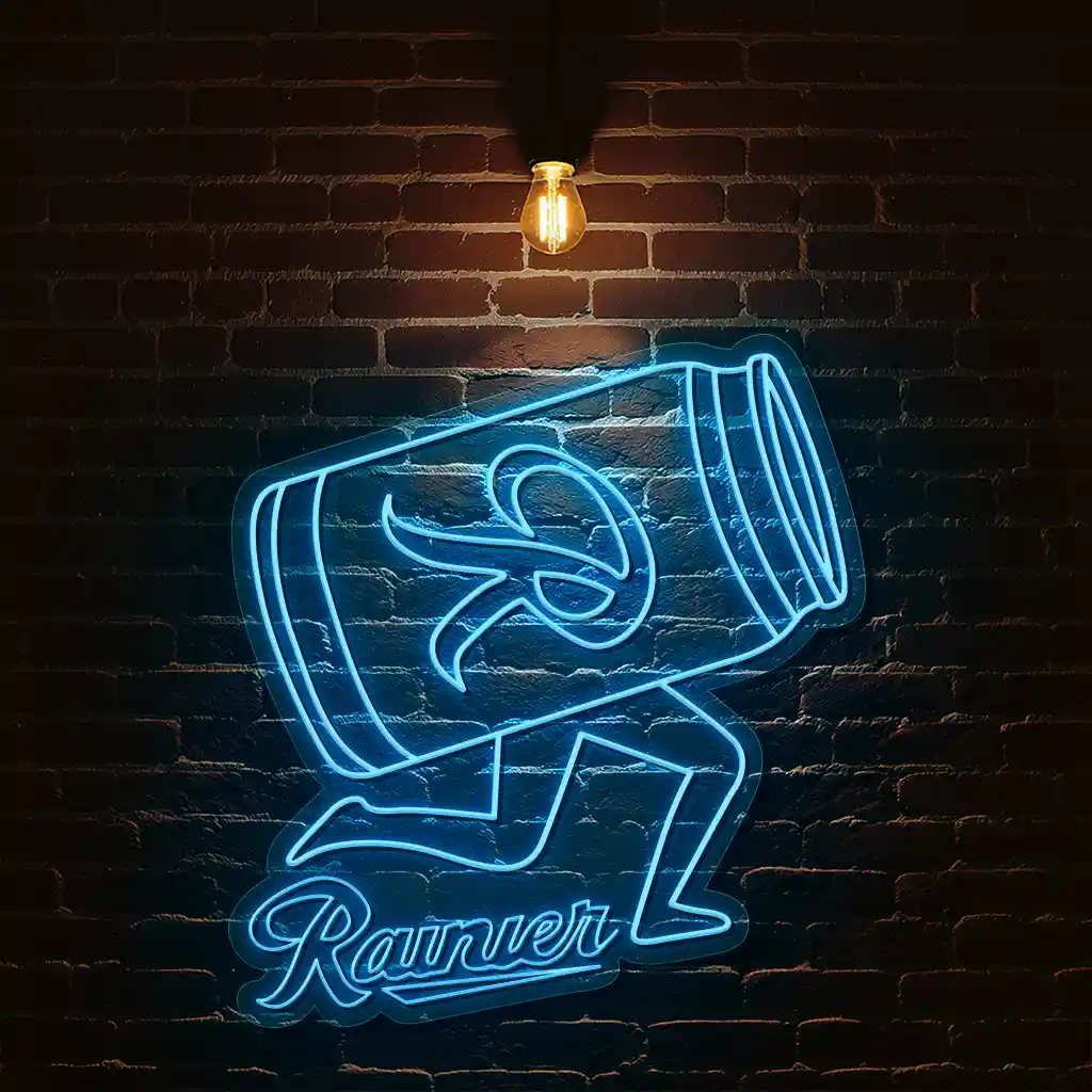 vintage beer neon sign retro blue design for bars pubs 1 vintage beer neon sign retro blue design for bars pubs 1