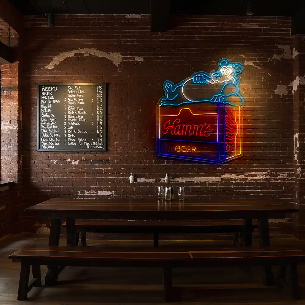 vintage hamms bear neon sign perfect retro bar decor top rated vintage hamms bear neon sign perfect retro bar decor top rated