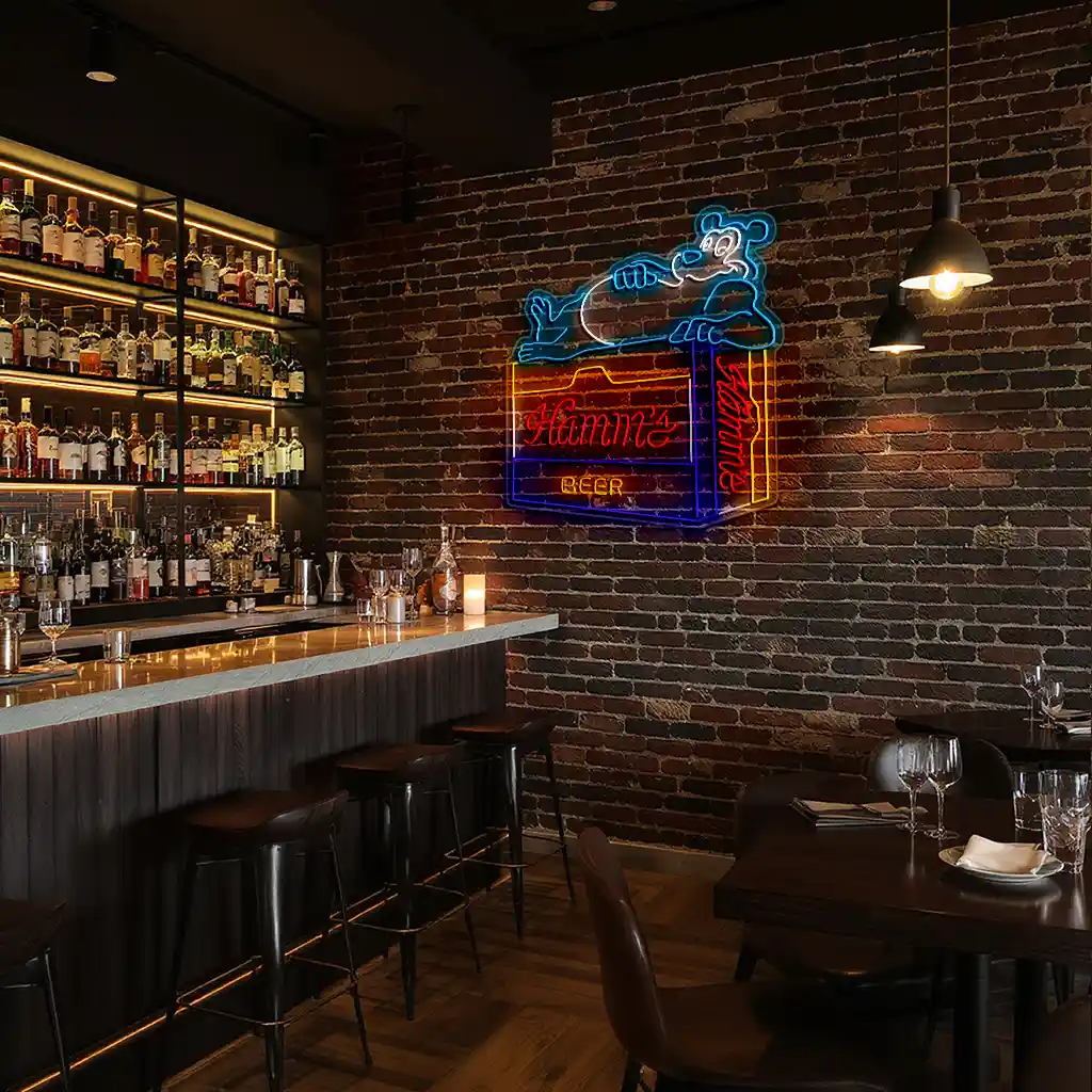vintage hamms bear neon sign perfect retro bar decor trendy vintage hamms bear neon sign perfect retro bar decor trendy