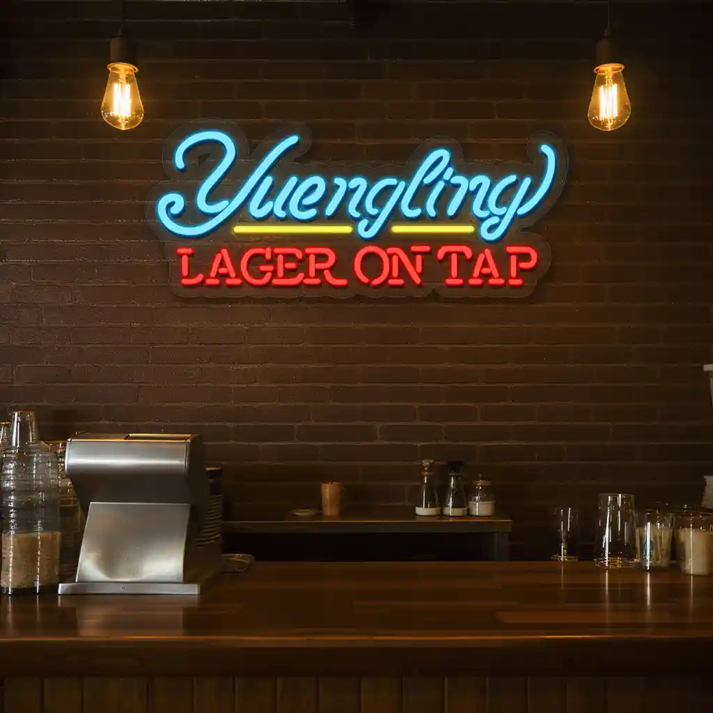yueghling neon sign bright lager on tap design for your bar fashion forward yueghling neon sign bright lager on tap design for your bar fashion forward
