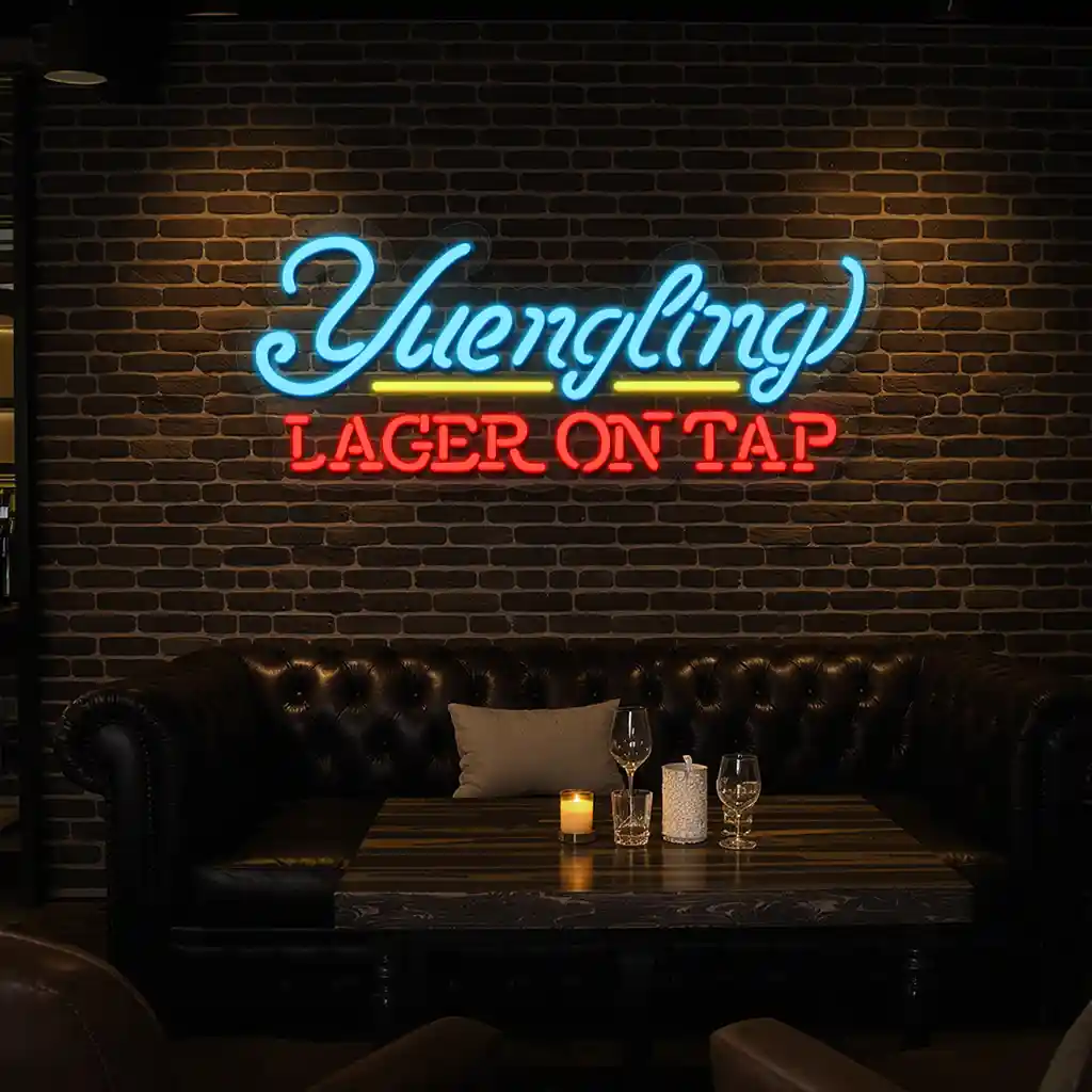 yueghling neon sign bright lager on tap design for your bar premium grade yueghling neon sign bright lager on tap design for your bar premium grade