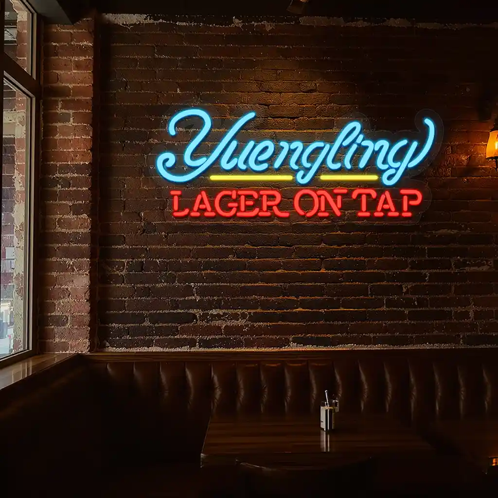 yueghling neon sign bright lager on tap design for your bar top rated yueghling neon sign bright lager on tap design for your bar top rated