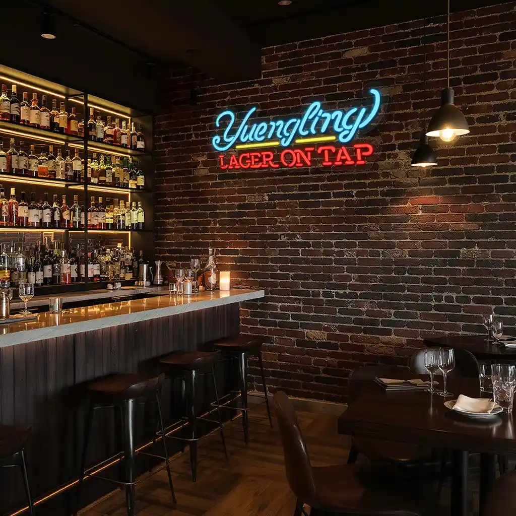 yueghling neon sign bright lager on tap design for your bar trendy yueghling neon sign bright lager on tap design for your bar trendy